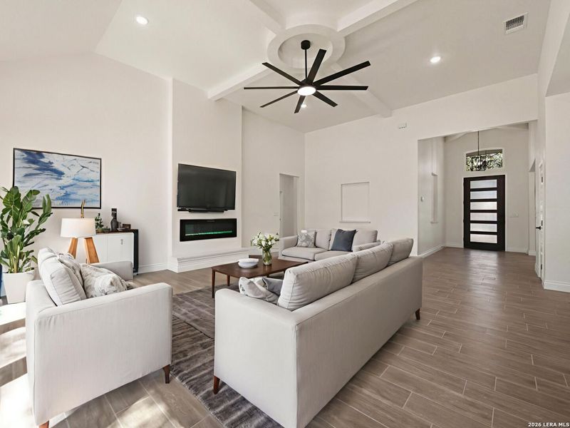 Furnished interior view inside a new home in , Elmendorf (Image 18).