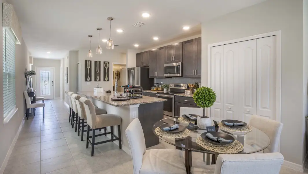 Representative furnished interior of a home built from the Victoria by Maronda Homes in Crosswinds, Haines City (Image 5).