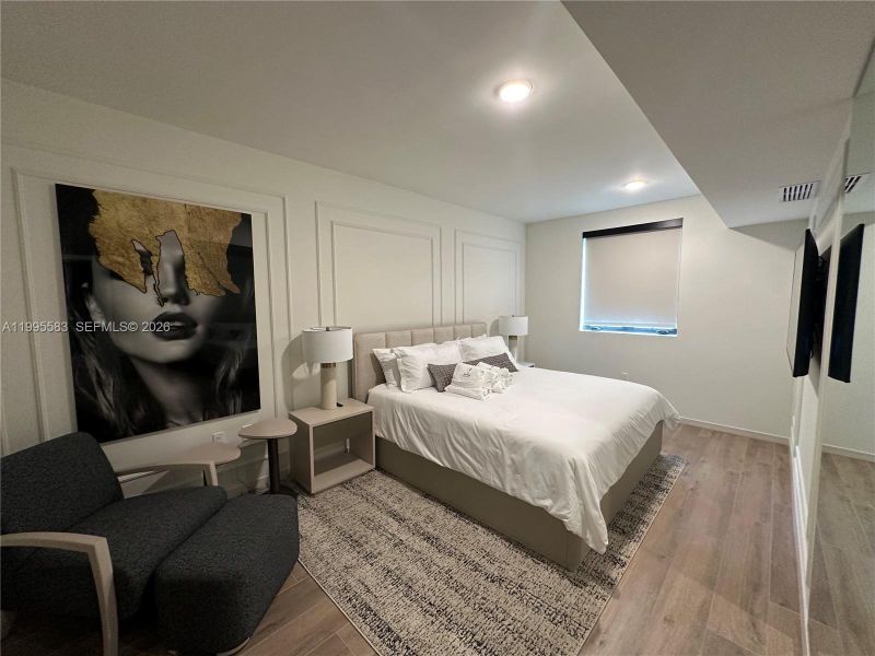 Furnished interior view inside a new home in , Coral Gables (Image 10). Furnished interior view inside a new home in , Coral Gables (Image 10).