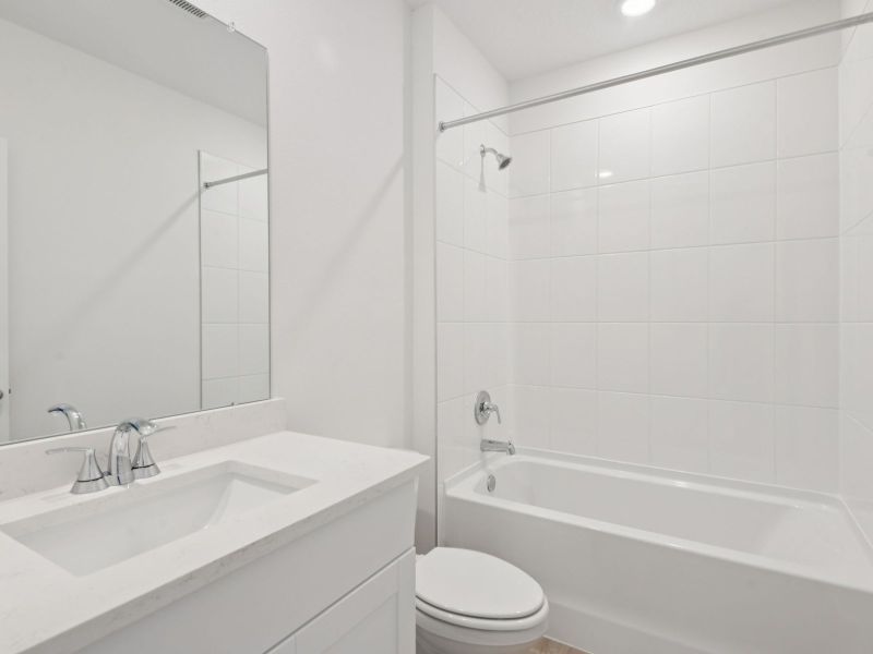 Furnished interior view inside a new home in Hilltop Vistas, Dade City (Image 10).