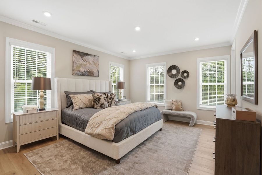 Furnished interior view inside a new home in The Townes at Wade Ardrey, Charlotte (Image 29). Furnished interior view inside a new home in The Townes at Wade Ardrey, Charlotte (Image 29).