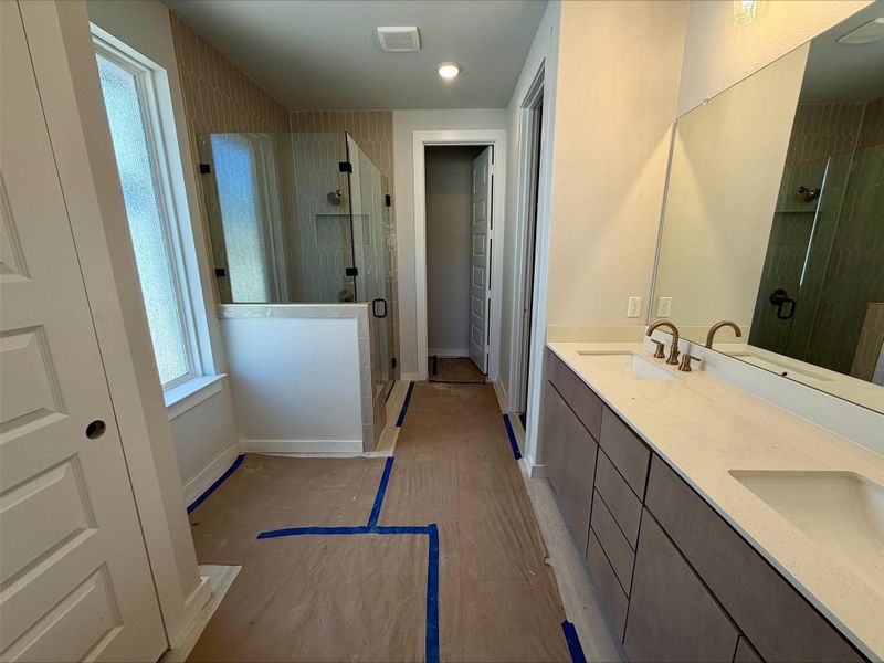 In-progress construction of a new home in Heritage, Dripping Springs, TX (Image 5). In-progress construction of a new home in Heritage, Dripping Springs, TX (Image 5).