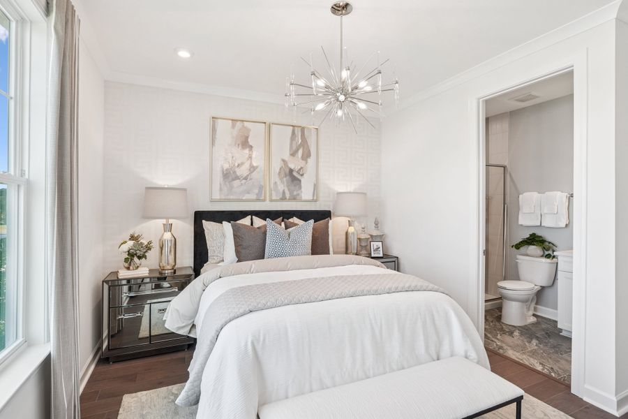 Representative furnished interior of a home built from the Poplar Ridge by Tri Pointe Homes in Altis At Serenity, Fuquay Varina (Image 16).