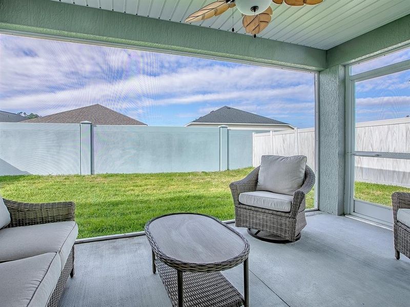 Exterior details and patio area of a home in , The Villages (Image 3).