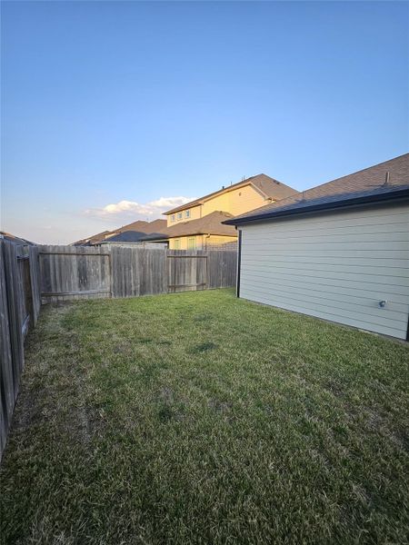 Exterior details and patio area of a home in Briarwood Crossing, Rosenberg (Image 21). Exterior details and patio area of a home in Briarwood Crossing, Rosenberg (Image 21).
