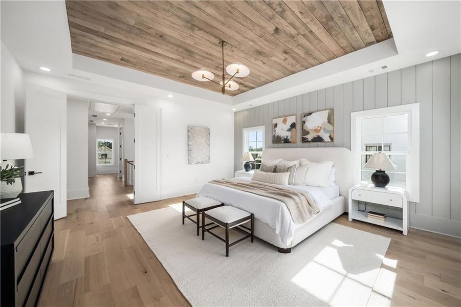 Furnished interior view inside a new home in , Milton (Image 43).