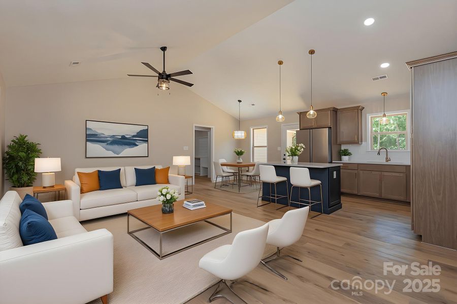 Furnished interior view inside a new home in , Linwood (Image 7). Furnished interior view inside a new home in , Linwood (Image 7).