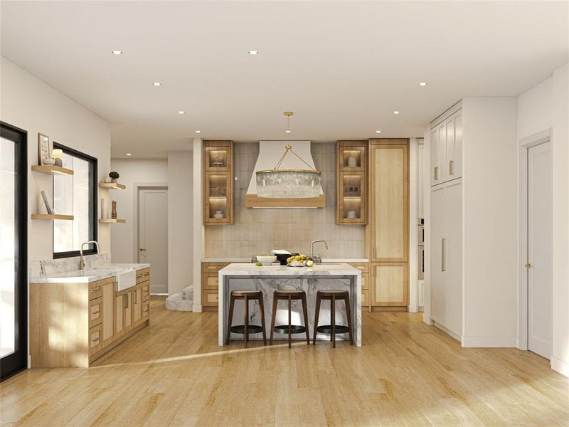 Furnished interior view inside a new home in , Dallas (Image 12).