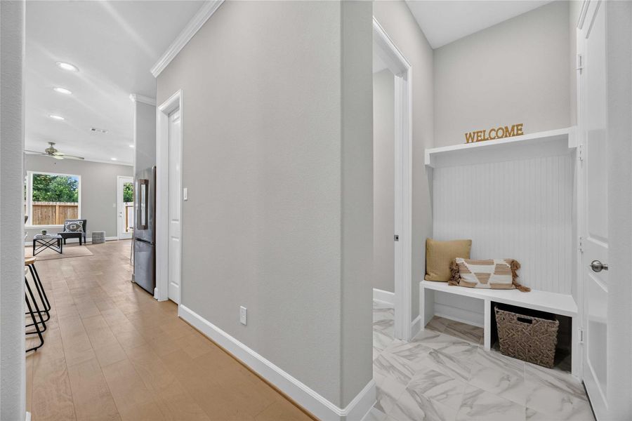 Furnished interior view inside a new home in , Houston (Image 32).