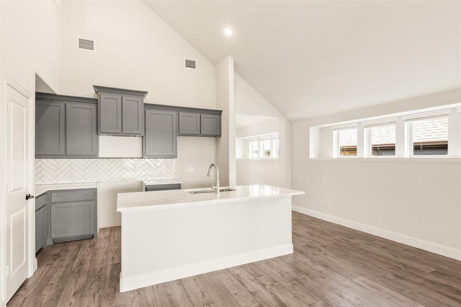 Furnished interior view inside a new home in Godley Ranch Classic, Godley (Image 8). Furnished interior view inside a new home in Godley Ranch Classic, Godley (Image 8).