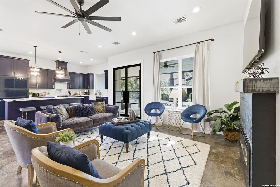 Furnished interior view inside a new home in , Kingsland (Image 15). Furnished interior view inside a new home in , Kingsland (Image 15).