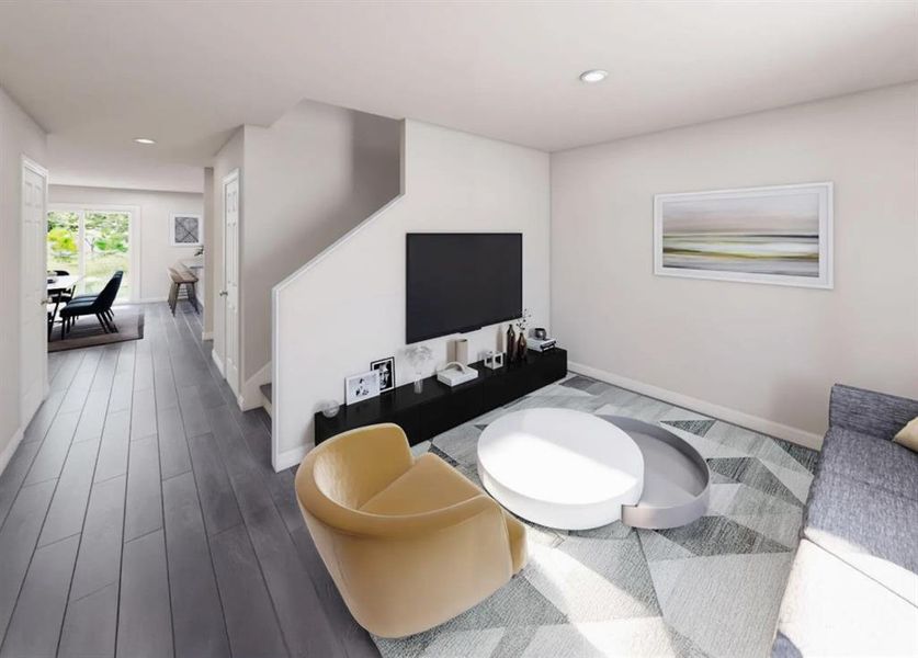 Furnished interior view inside a new home in Callahan Bayou, Clyde (Image 11).