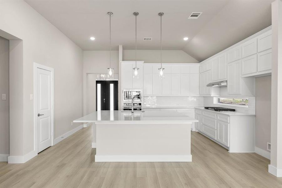 Furnished interior view inside a new home in Villages of Creekwood, Frisco (Image 10).