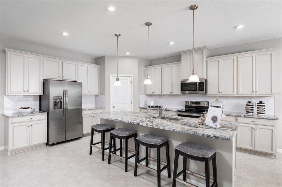 Furnished interior view inside a new home in Lake Nellie Crossing, Clermont (Image 4).
