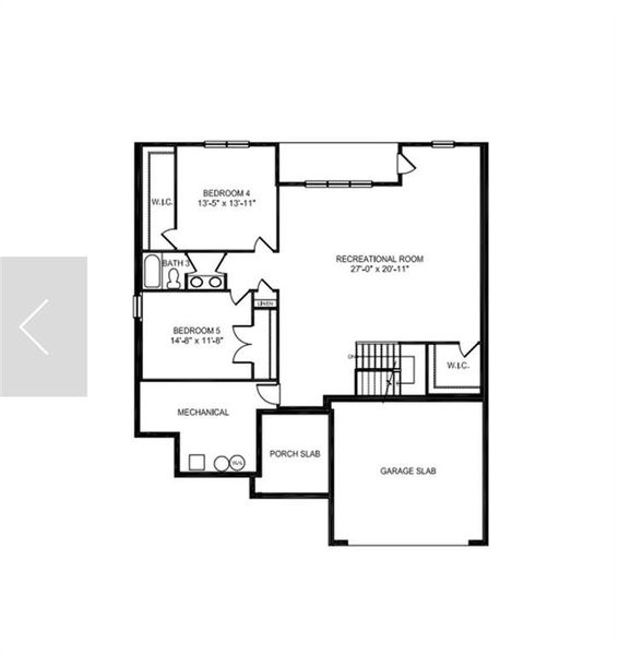 2D floor plan layout of this home in The Fields of Walnut Creek, Pendergrass, GA (Image 4). 2D floor plan layout of this home in The Fields of Walnut Creek, Pendergrass, GA (Image 4).
