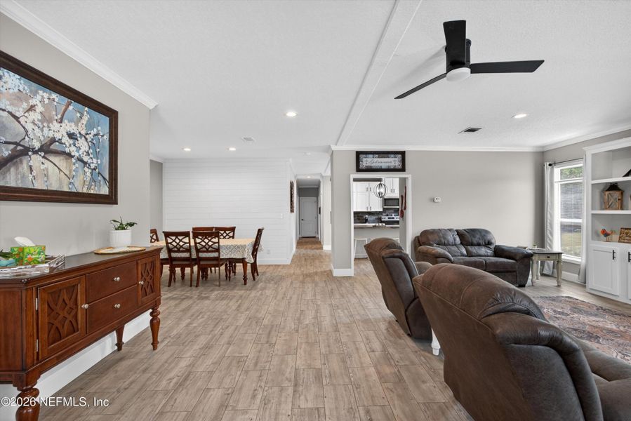 Furnished interior view inside a new home in , Starke (Image 9).