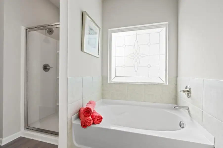 Furnished interior view inside a new home in Allen Manor, Hoschton (Image 16).