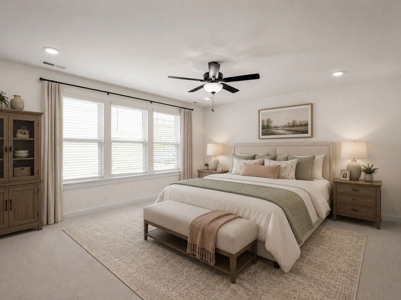 Furnished interior view inside a new home in Woods Crossing, Gallatin (Image 37). Furnished interior view inside a new home in Woods Crossing, Gallatin (Image 37).