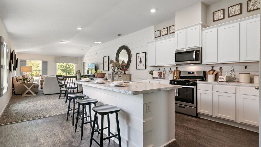 Furnished interior view inside a new home in Grand Reserve, Bunnell (Image 9). Furnished interior view inside a new home in Grand Reserve, Bunnell (Image 9).