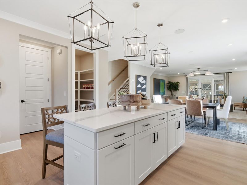 Representative furnished interior of a home built from the Regent by Tri Pointe Homes in Ascend, Charlotte (Image 13).