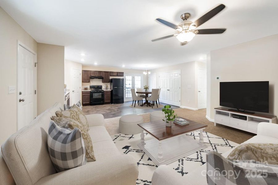 Furnished interior view inside a new home in , Wadesboro (Image 5). Furnished interior view inside a new home in , Wadesboro (Image 5).