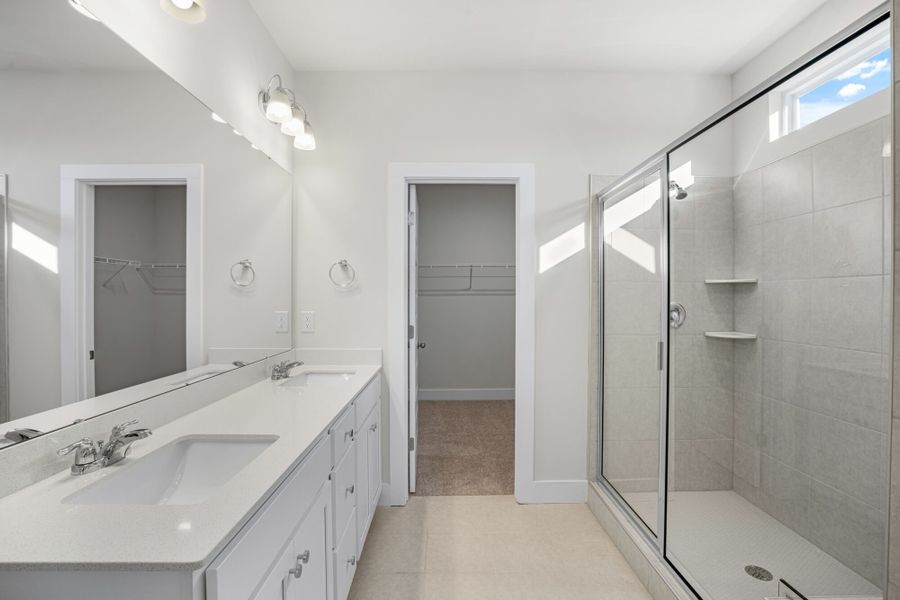 Representative furnished interior of a home built from the Allegheny by Mattamy Homes in McAlister Creek, Clayton (Image 9).