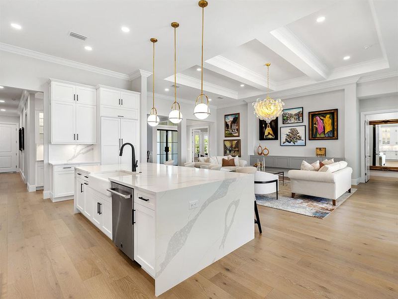 Furnished interior view inside a new home in , Sarasota (Image 9).