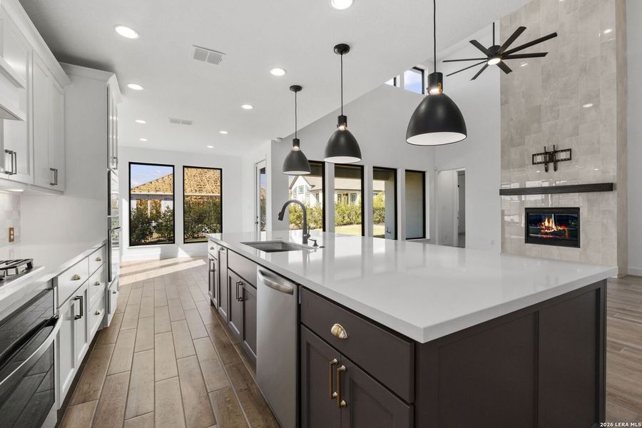 Furnished interior view inside a new home in Esperanza, Boerne (Image 22).