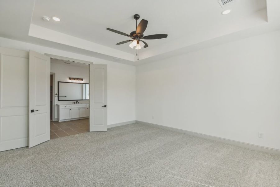 Representative unfurnished interior of a home built from the Alpine by Chesmar Homes in Westside Preserve, Midlothian (Image 11).