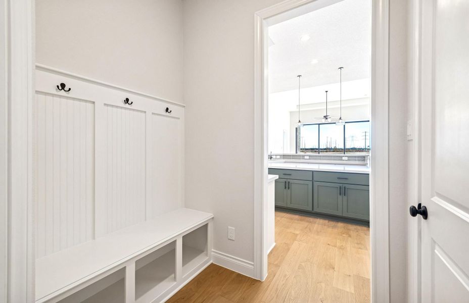 Furnished interior view inside a new home in Bridgeland 60′, Cypress (Image 19).