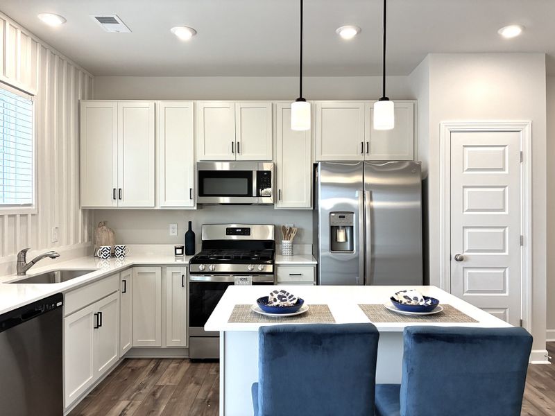 Furnished interior view inside a new home in Reidville Town Center, Reidville (Image 8).