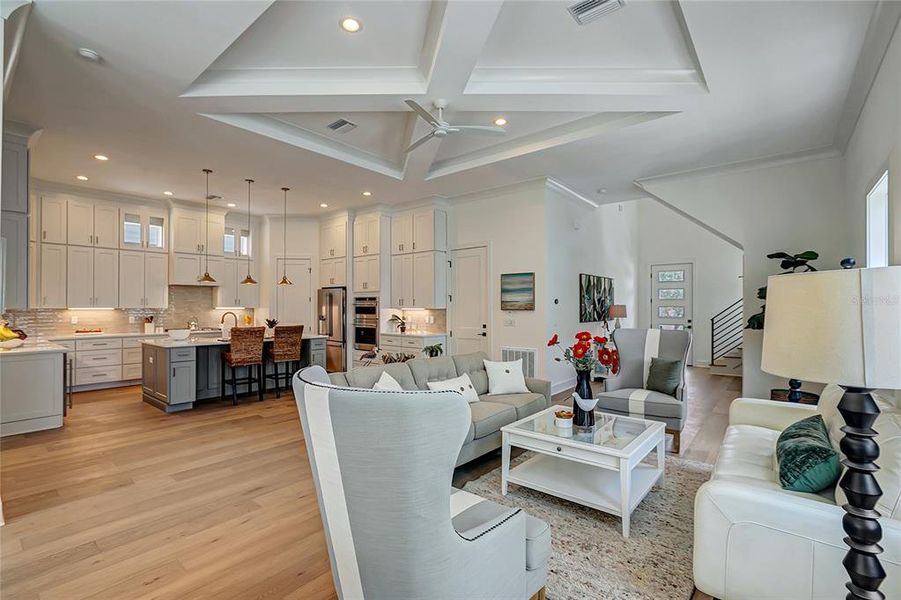 Furnished interior view inside a new home in , Tampa (Image 16).