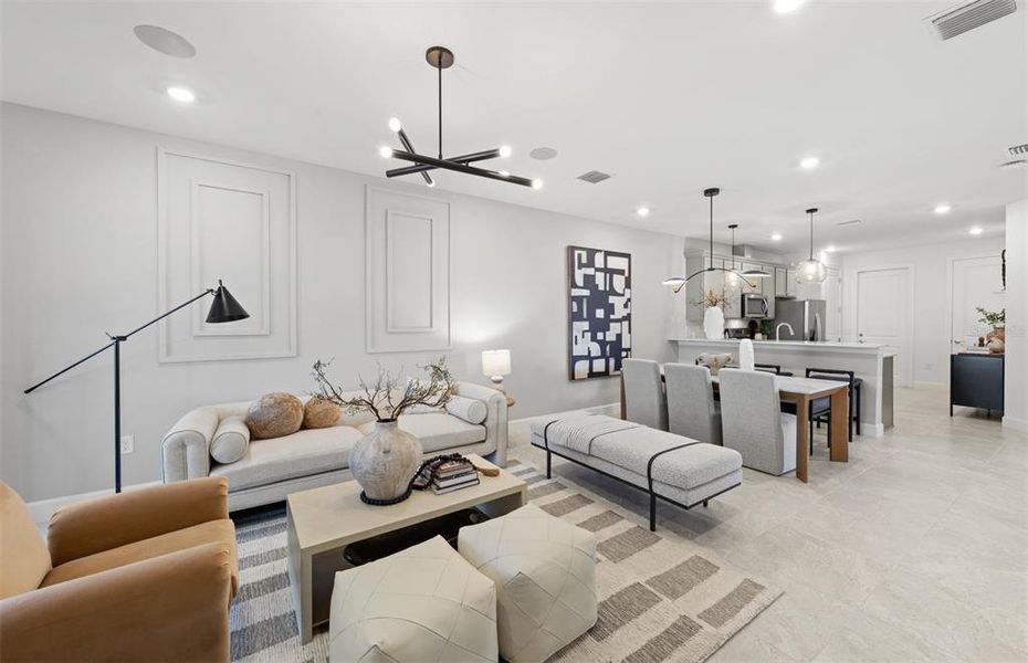 Furnished interior view inside a new home in Del Webb Catalina, Lakewood Ranch (Image 22). Furnished interior view inside a new home in Del Webb Catalina, Lakewood Ranch (Image 22).