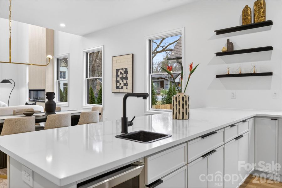 Furnished interior view inside a new home in , Charlotte (Image 9).