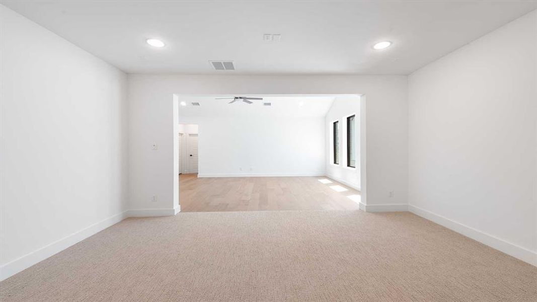 Spacious, unfurnished interior of a new home in Fields 60', Frisco (Image 11). Spacious, unfurnished interior of a new home in Fields 60', Frisco (Image 11).