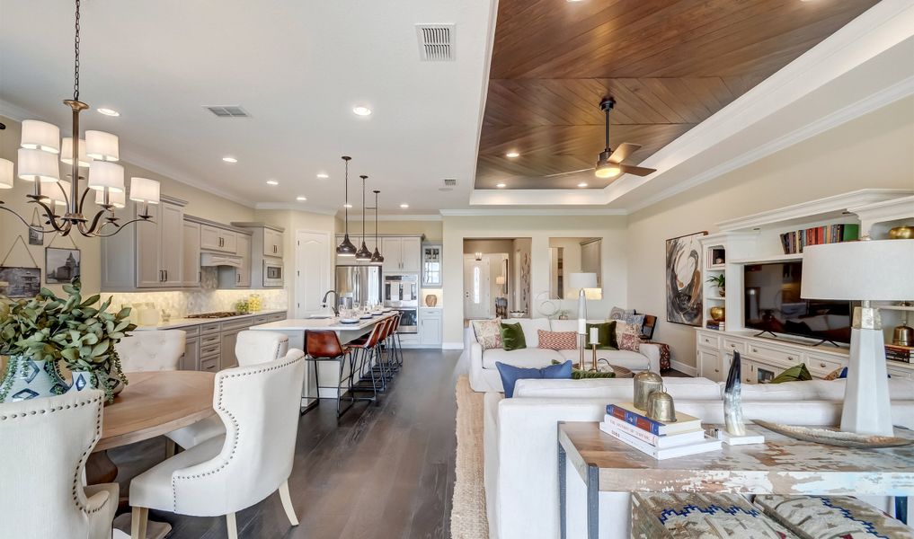 Open concept floorplan