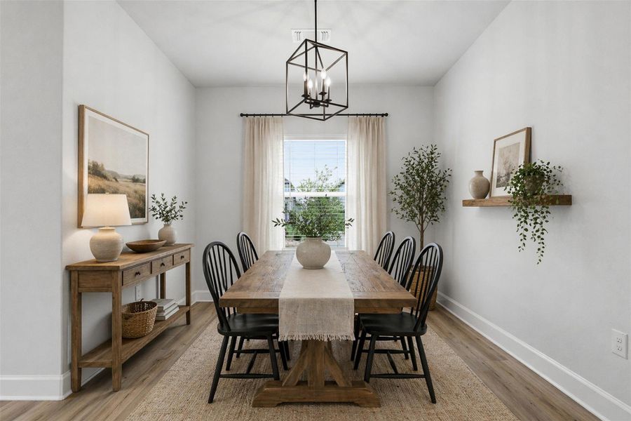 Dining area - digitally enhanced