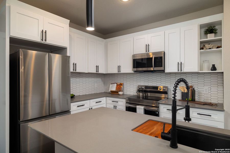 Furnished interior view inside a new home in , San Antonio (Image 10). Furnished interior view inside a new home in , San Antonio (Image 10).