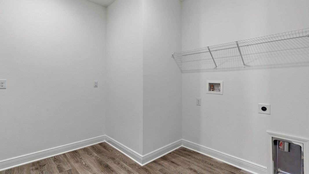 Representative unfurnished interior of a home built from the Camden by D.R. Horton in Owl's Head Farms, Freeport (Image 31).