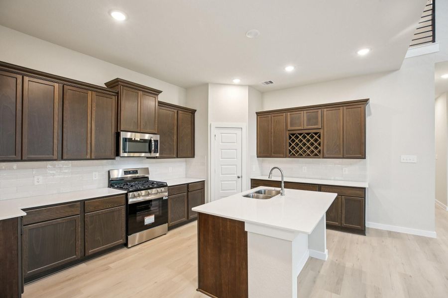 Furnished interior view inside a new home in Bluebonnet Village, Bellville (Image 9).