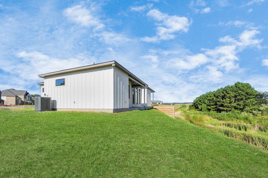 Exterior details and patio area of a home in , Montgomery (Image 3). Exterior details and patio area of a home in , Montgomery (Image 3).