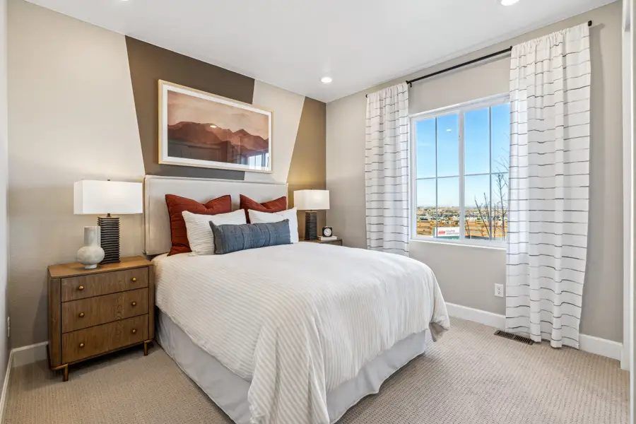 Furnished interior view inside a new home in Trailstone, Arvada (Image 51).