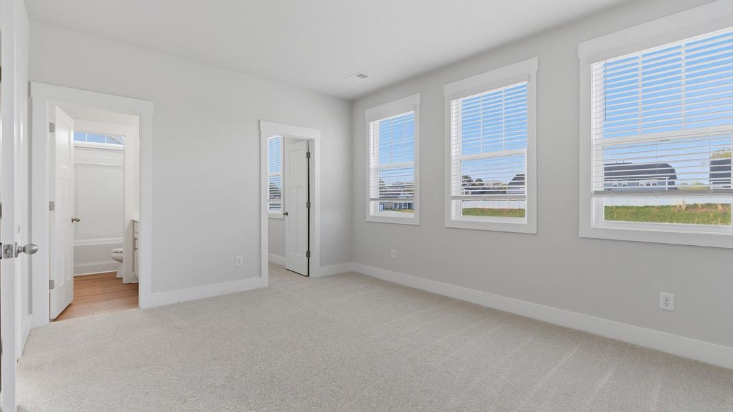 Furnished interior view inside a new home in Kayfield at Midway, Anderson (Image 32).
