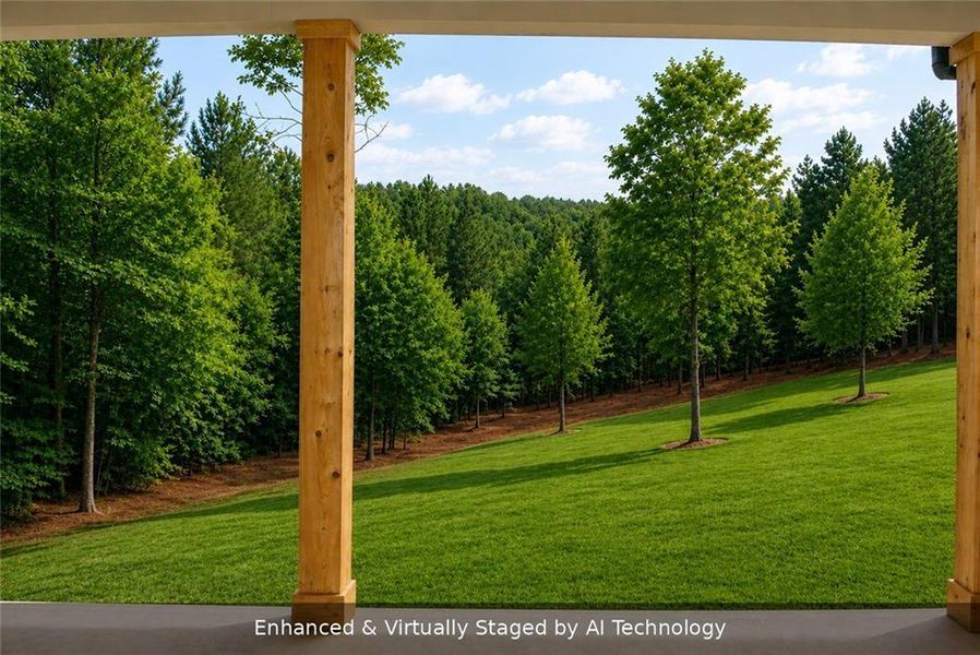 Exterior details and patio area of a home in , Ellijay (Image 4). Exterior details and patio area of a home in , Ellijay (Image 4).