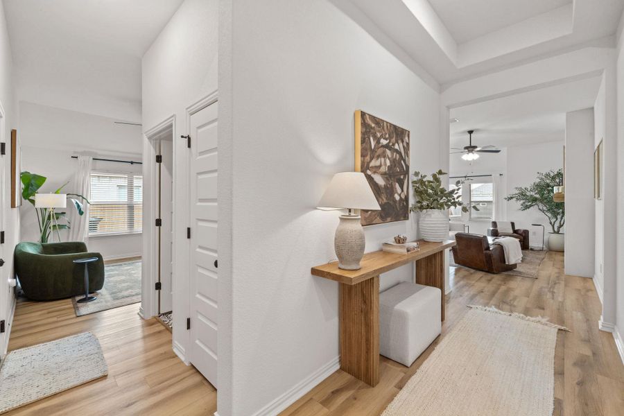 Front Entry Looking towards Office