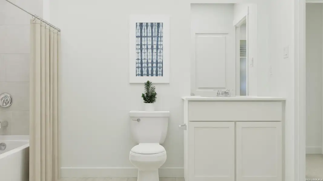 Furnished interior view inside a new home in Grace Valley, Cibolo (Image 33).