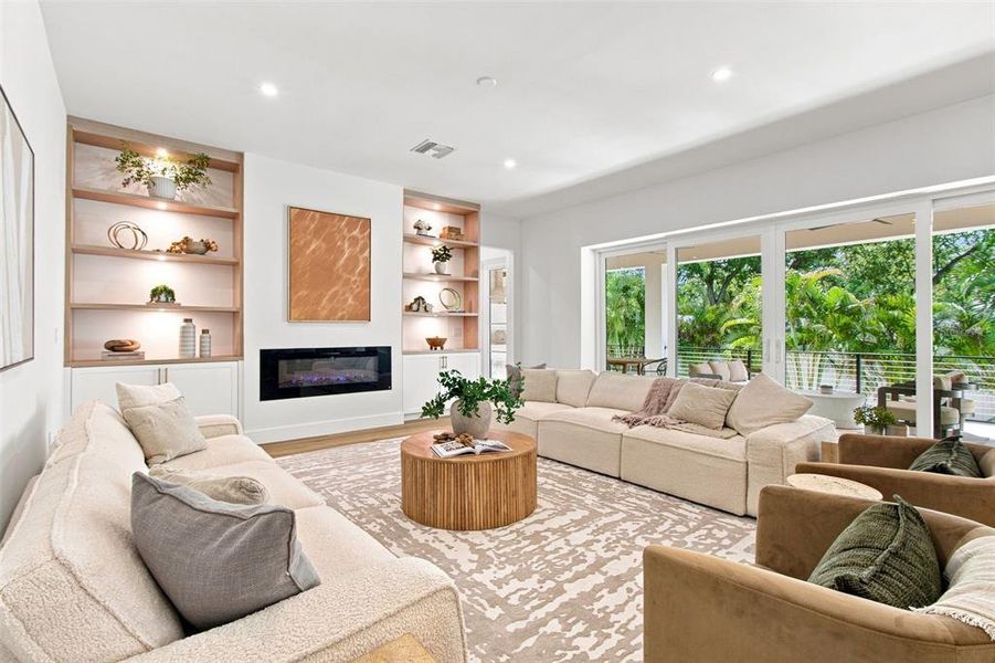 Furnished interior view inside a new home in , Tampa (Image 51). Furnished interior view inside a new home in , Tampa (Image 51).