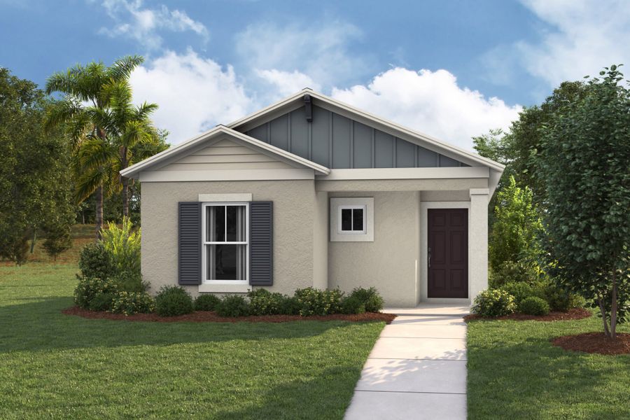 Representative exterior photo of a completed home built from the Sangria by Casa Fresca Homes in Pasadena Ridge, Dade City, FL (Image 26). Representative exterior photo of a completed home built from the Sangria by Casa Fresca Homes in Pasadena Ridge, Dade City, FL (Image 26).