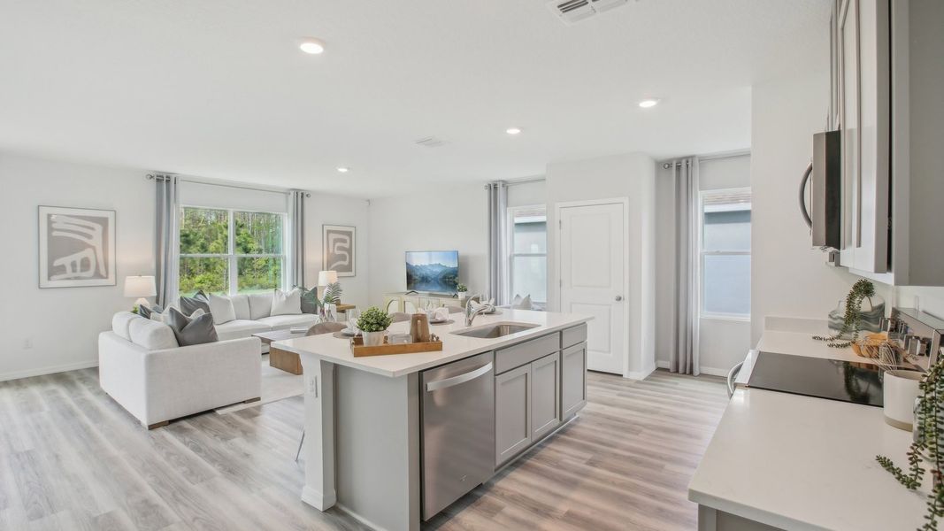 Furnished interior view inside a new home in Berry Bay, Wimauma (Image 11).