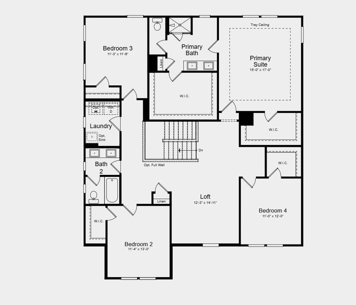 2D floor plan layout for the Trenton by Taylor Morrison in Nichols Farm, Dacula, GA (Image 6). 2D floor plan layout for the Trenton by Taylor Morrison in Nichols Farm, Dacula, GA (Image 6).